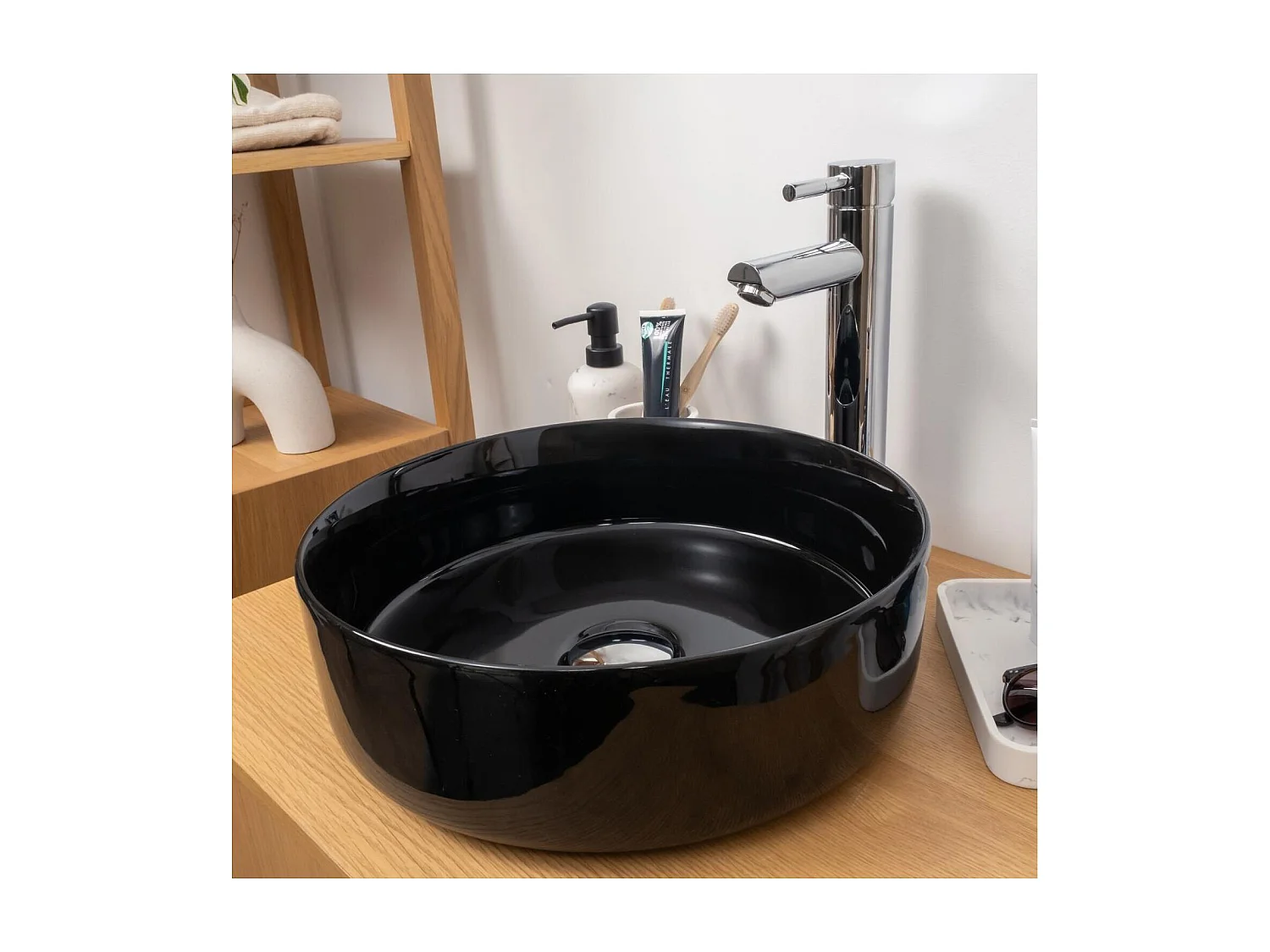 Ronde opzetwastafel 36 x 36 cm DIEGO