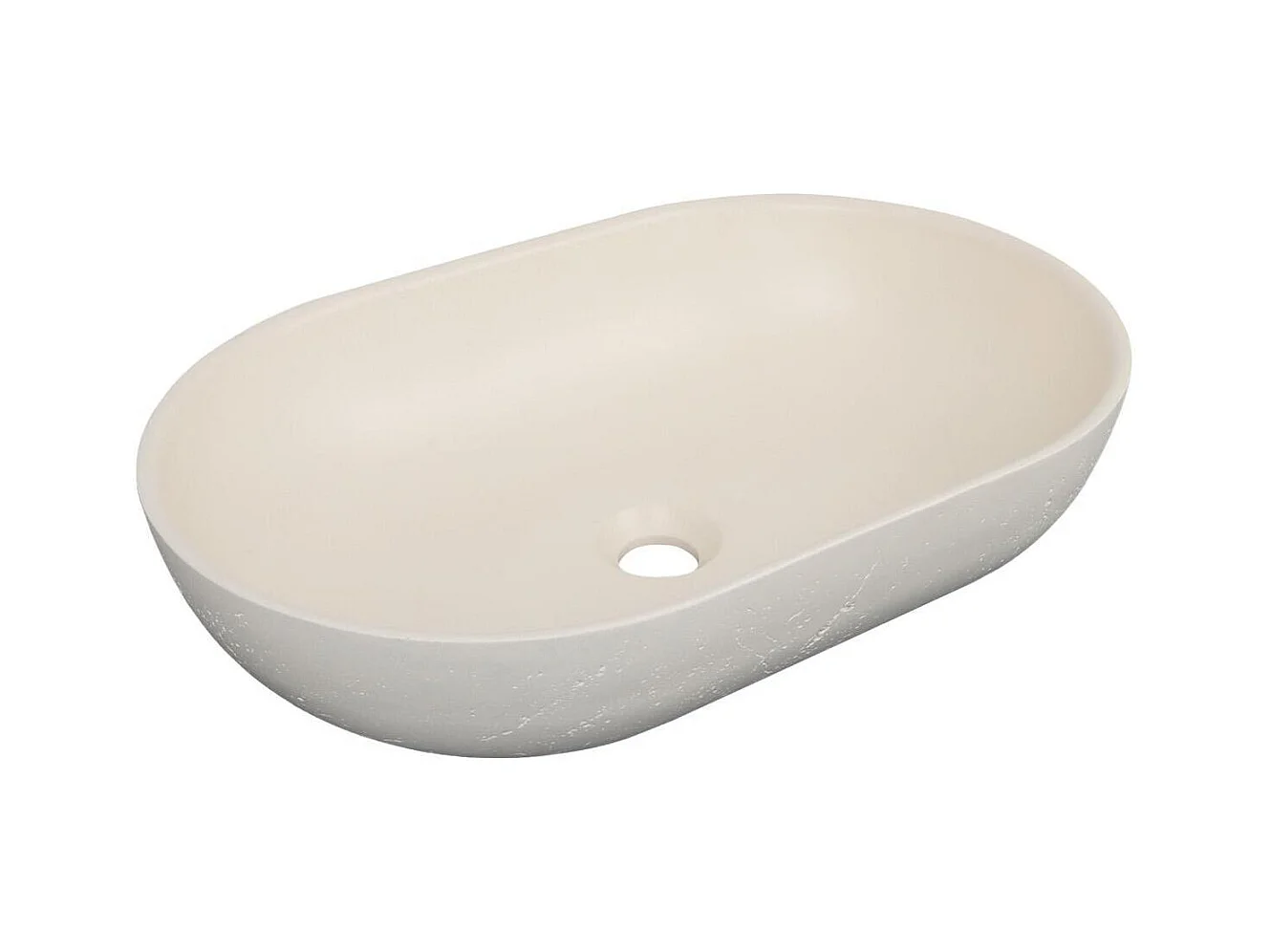 Lavabo de apoyo ovalado 53x35cm FLORE