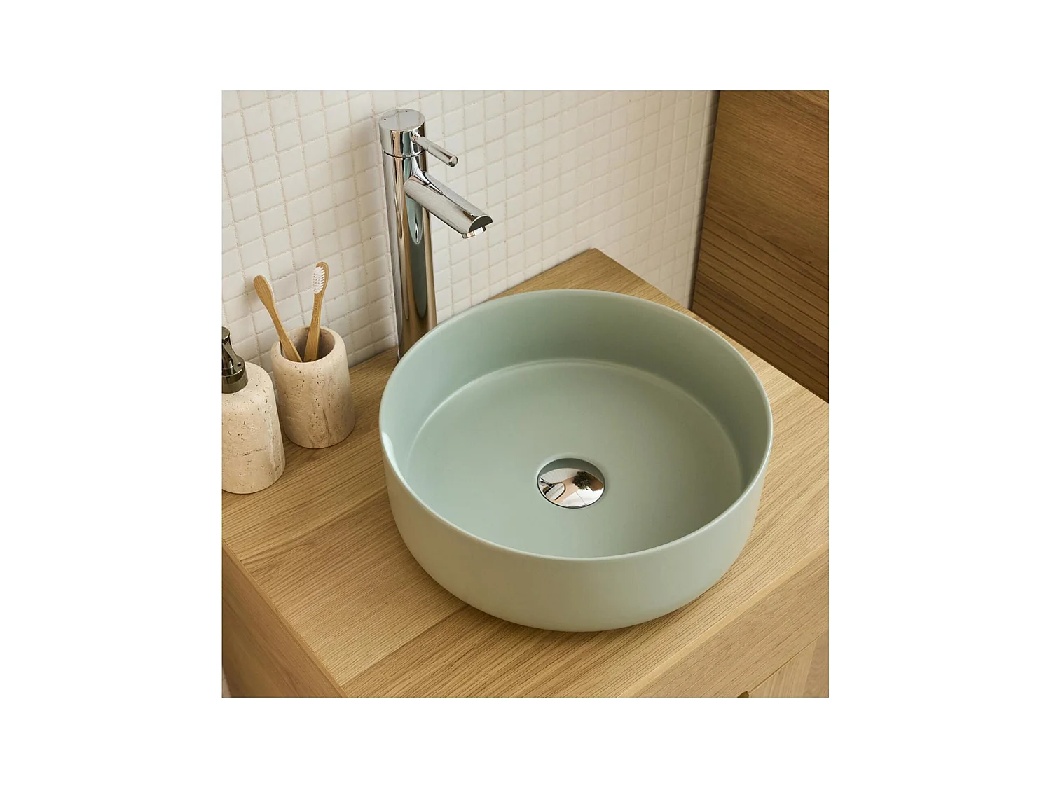 Rundes Aufsatzwaschbecken 36 x 36 cm DIEGO