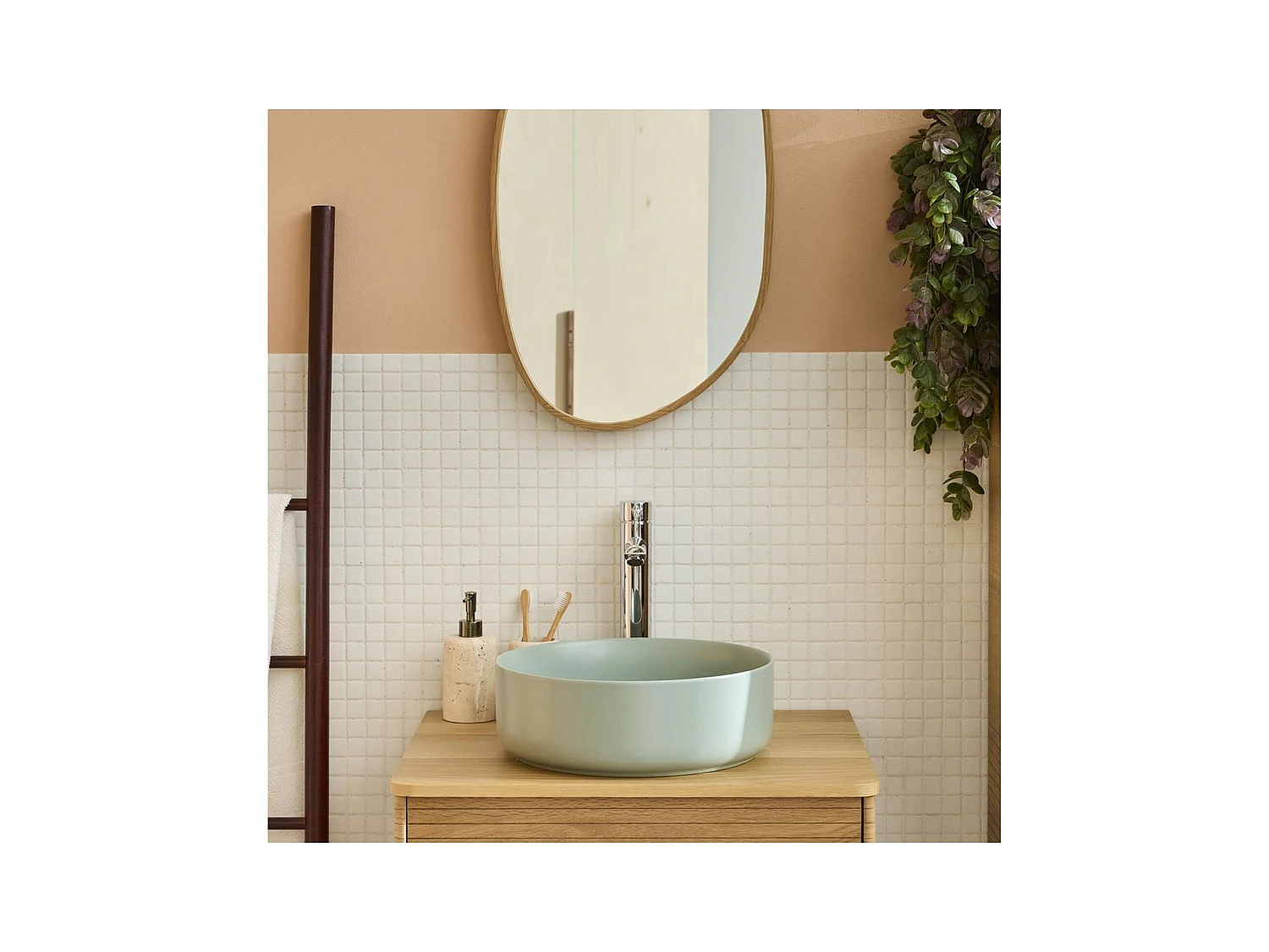 Rundes Aufsatzwaschbecken 36 x 36 cm DIEGO