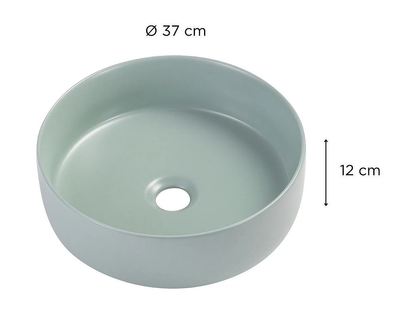 Lavabo redondo DIEGO 36x36cm