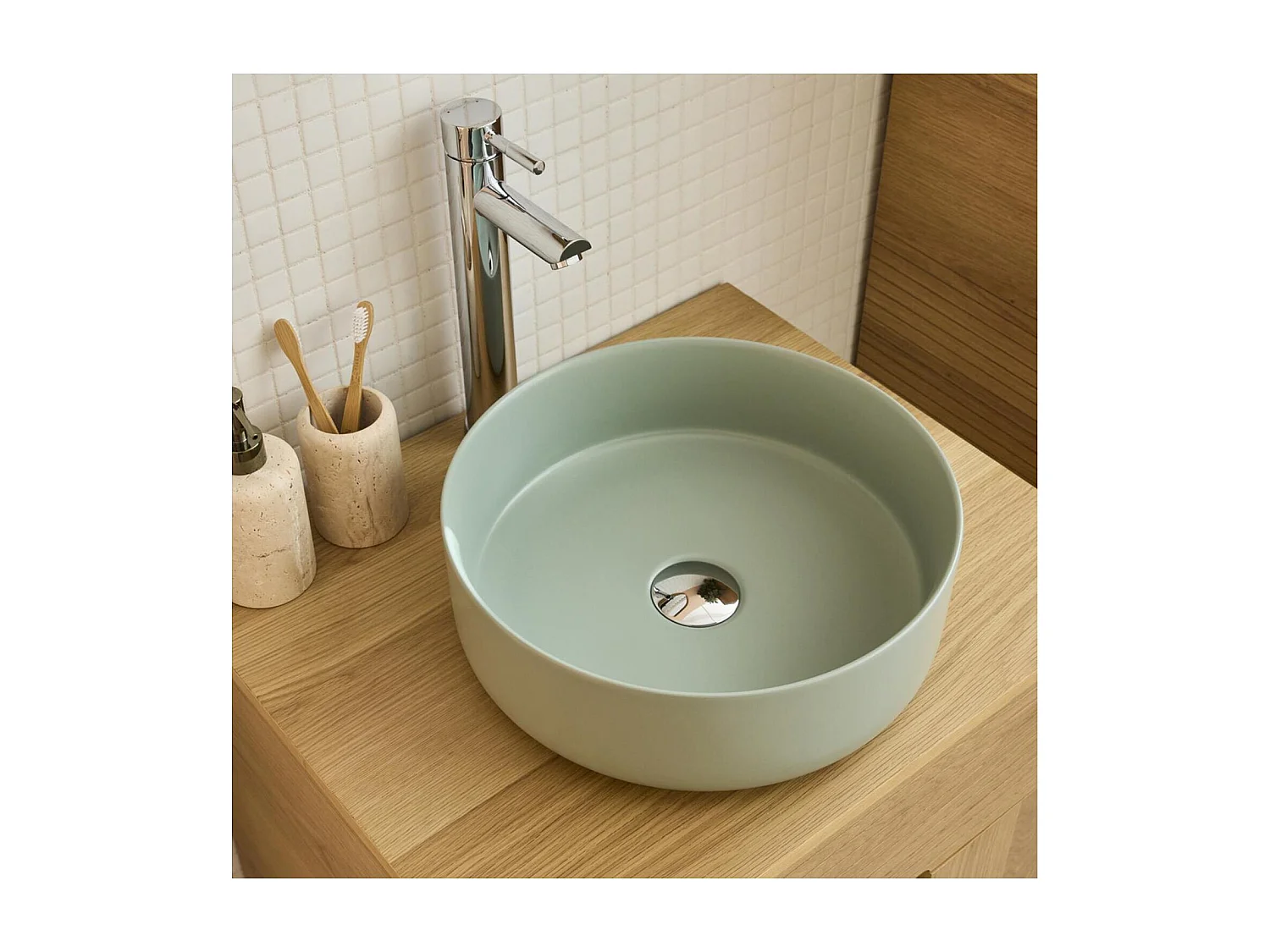 Lavabo redondo DIEGO 36x36cm