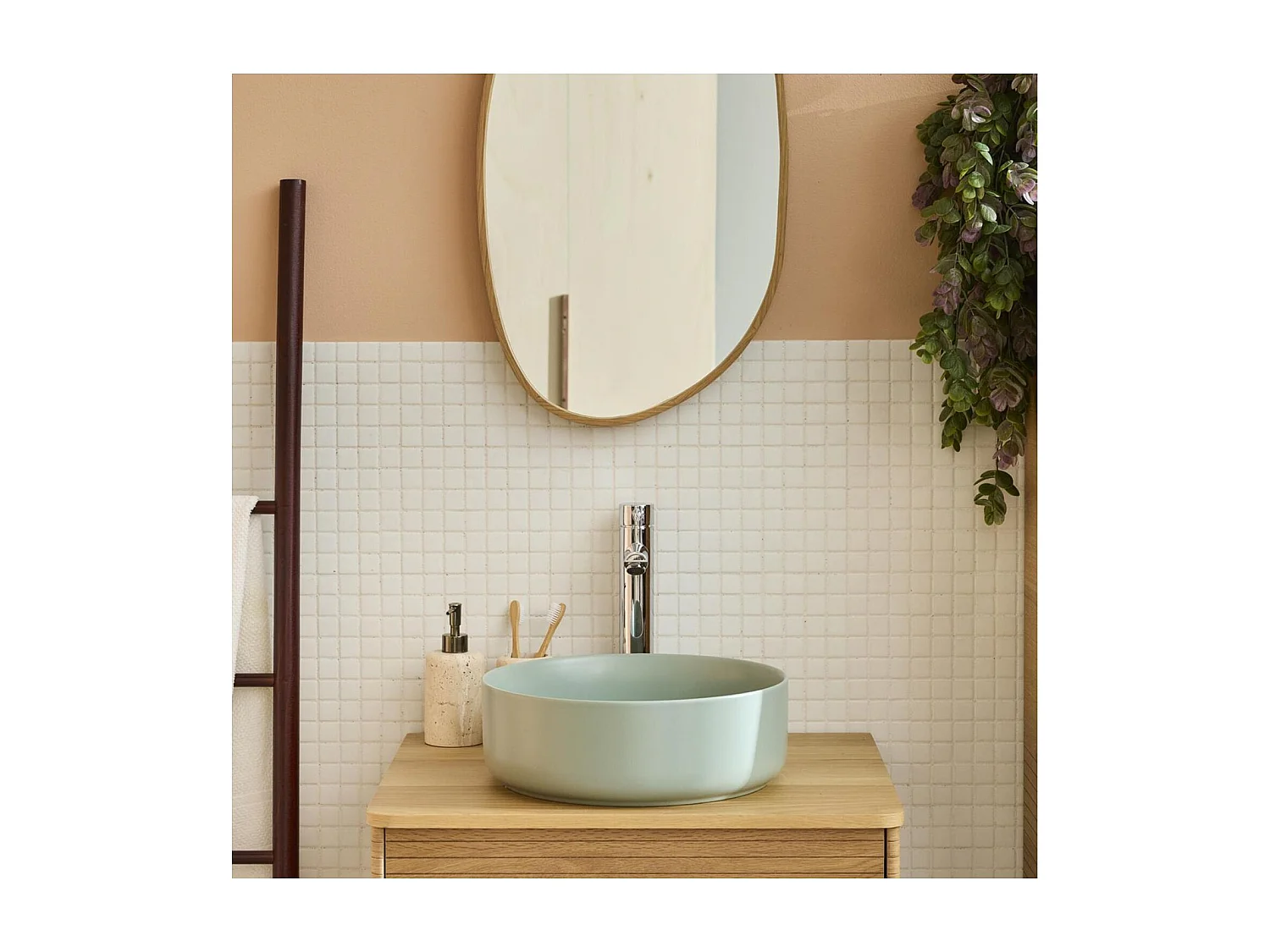 Lavabo redondo DIEGO 36x36cm