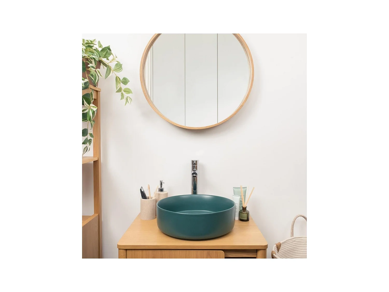 Rundes Aufsatzwaschbecken 36 x 36 cm DIEGO