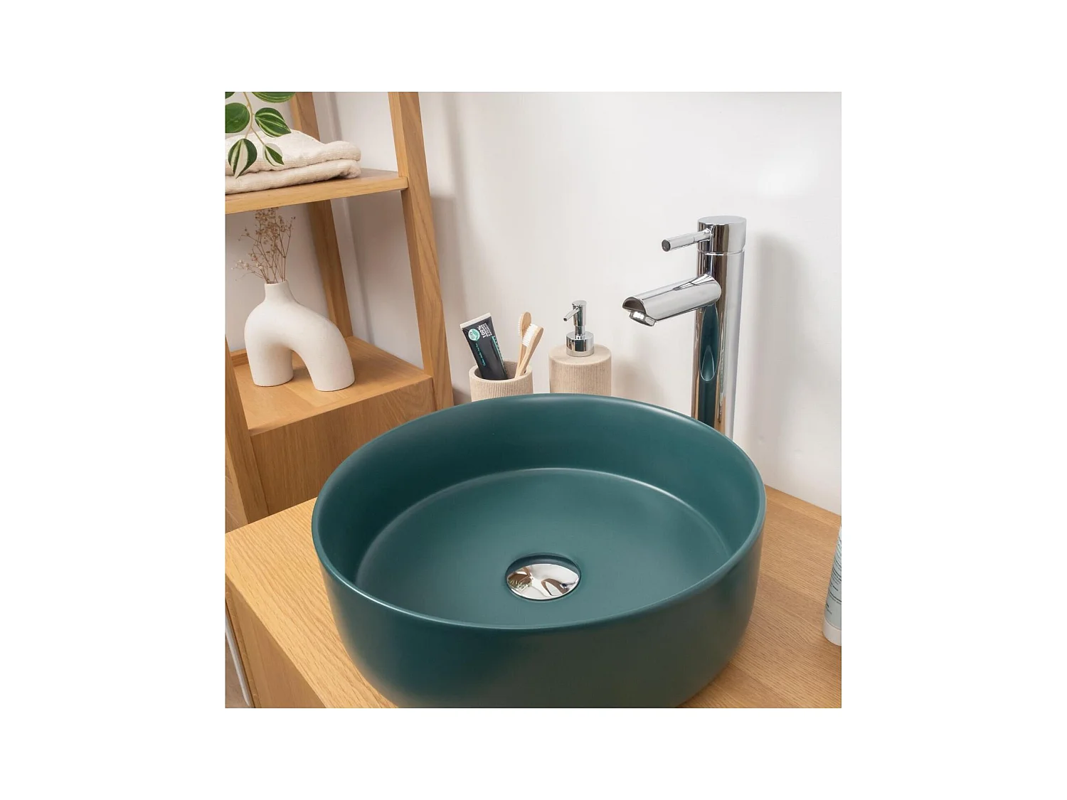 Rundes Aufsatzwaschbecken 36 x 36 cm DIEGO