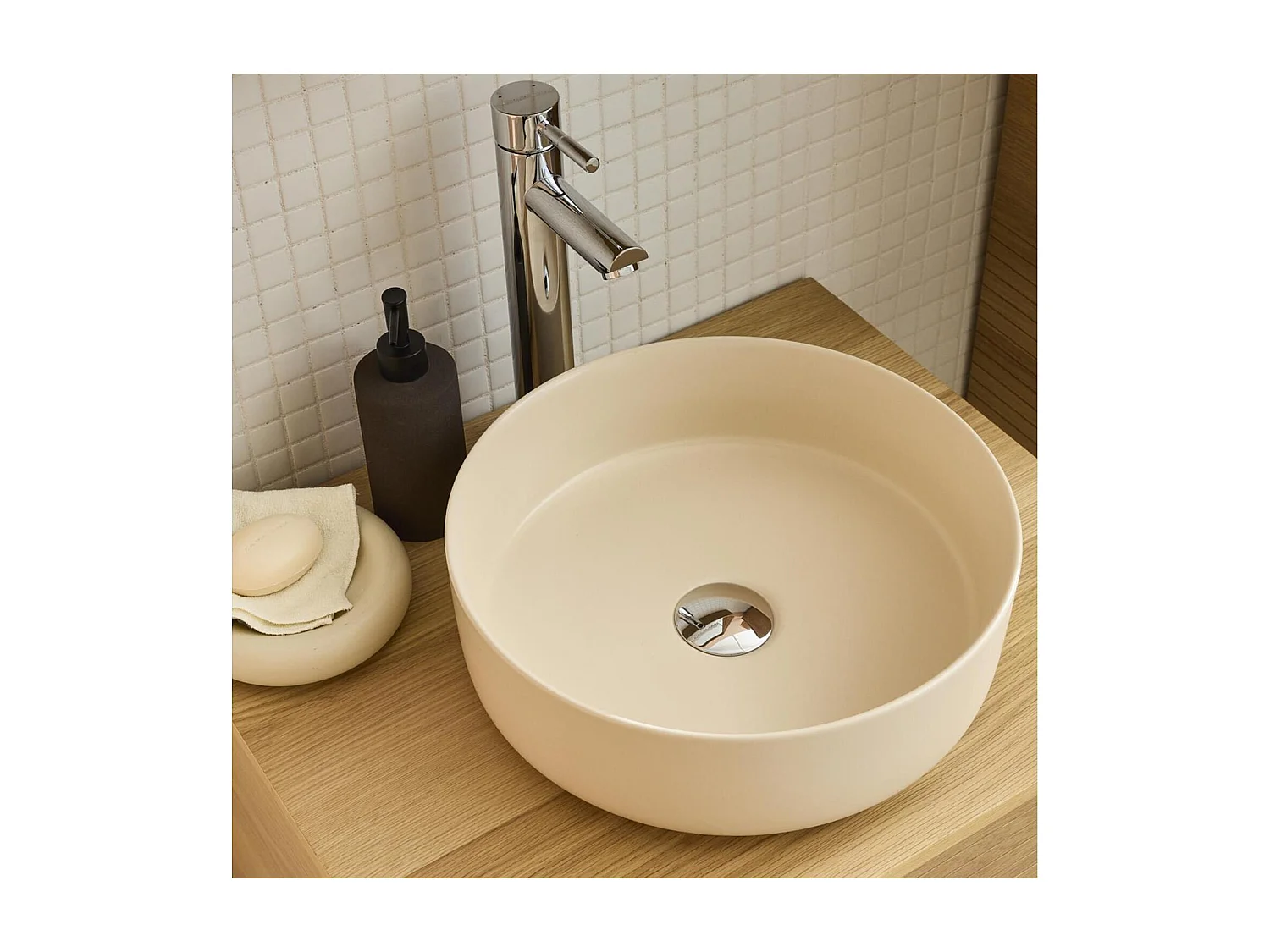 Ronde opzetwastafel 36 x 36 cm DIEGO