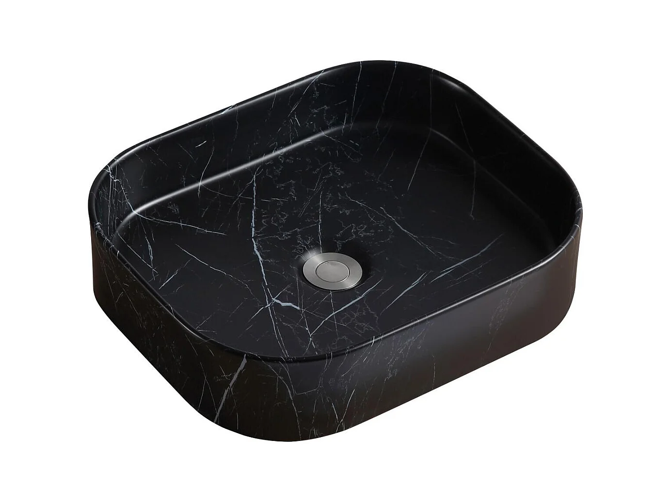 Vasque à poser rectangle en céramique 45x38cm