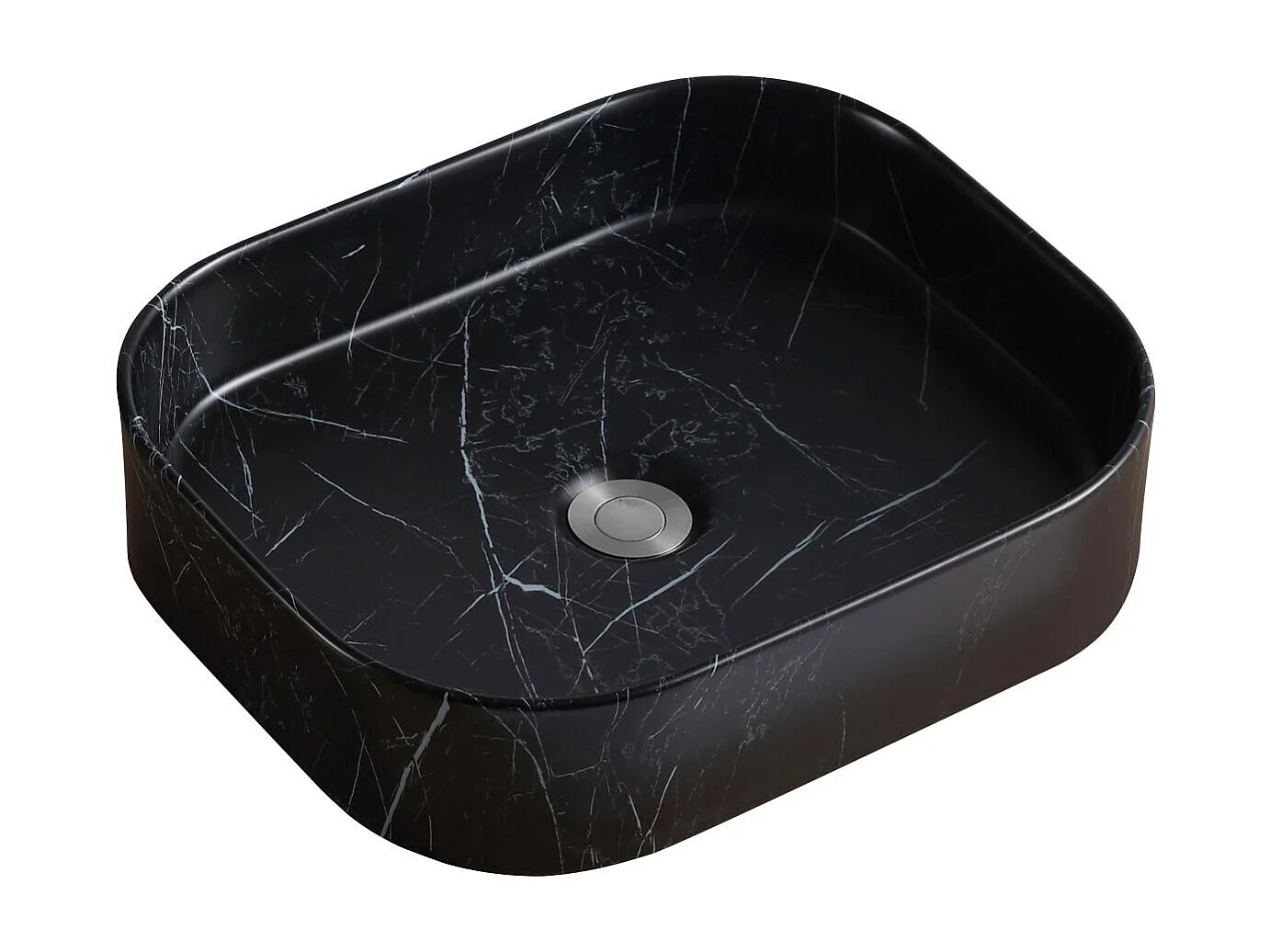 Lavabo da appoggio rettangolare in ceramica NAYA, 45x38cm