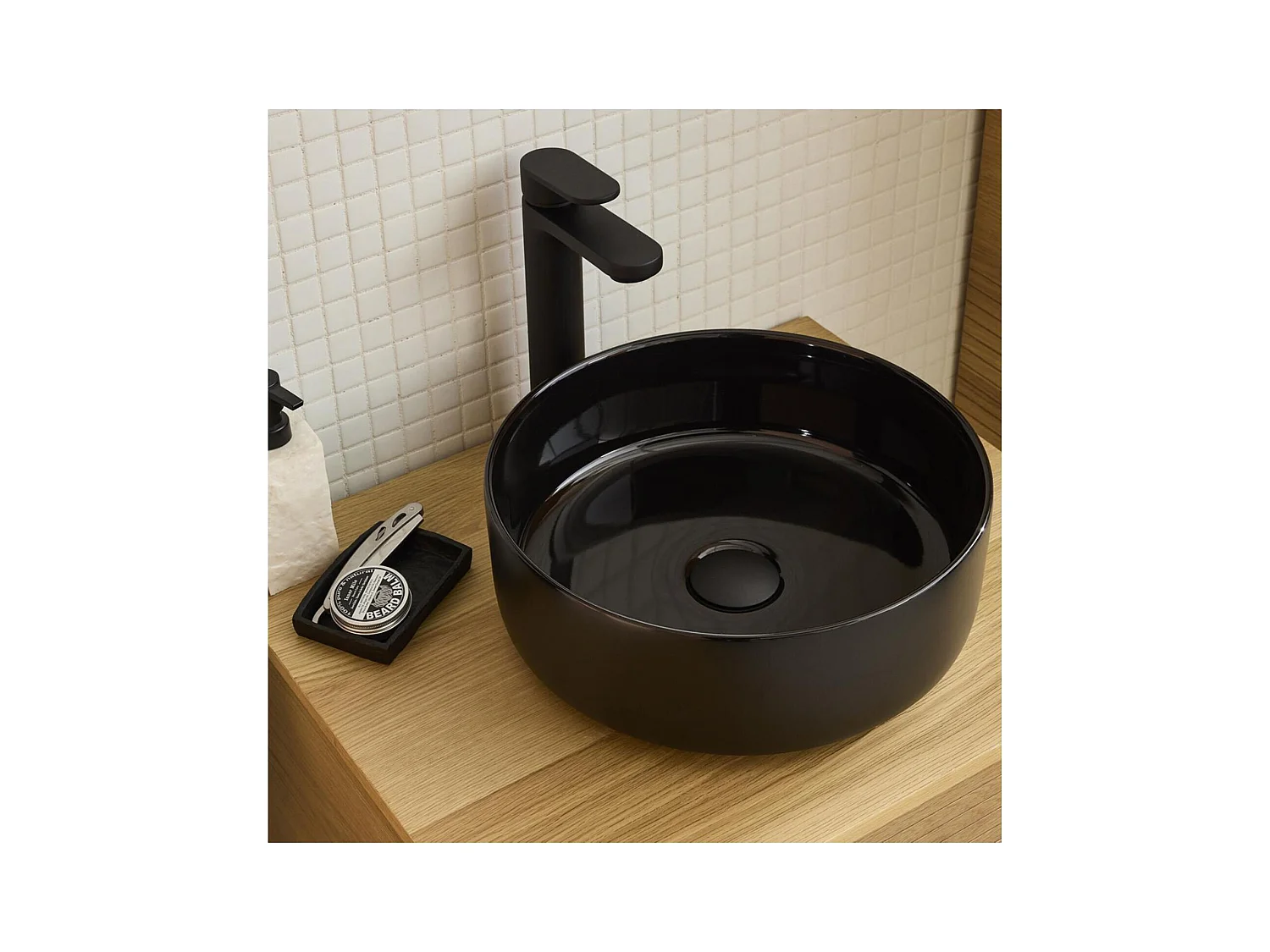 Rundes Aufsatzwaschbecken 36 x 36 cm DIEGO