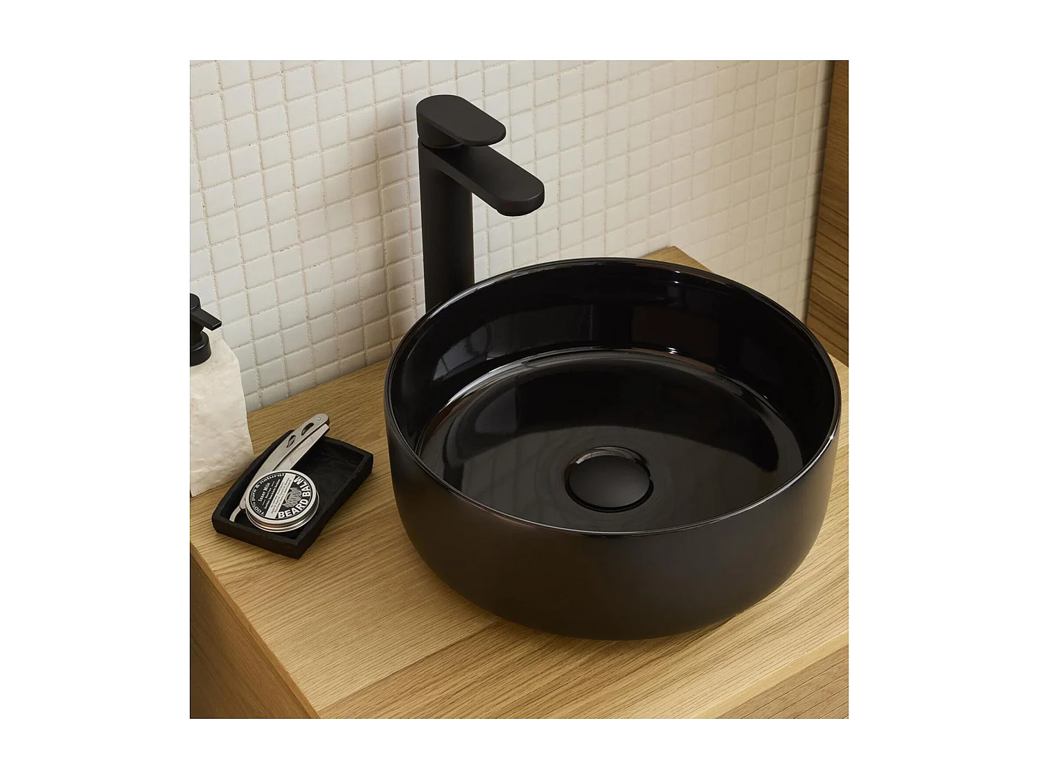 Vasque à poser ronde DIEGO 36x36cm