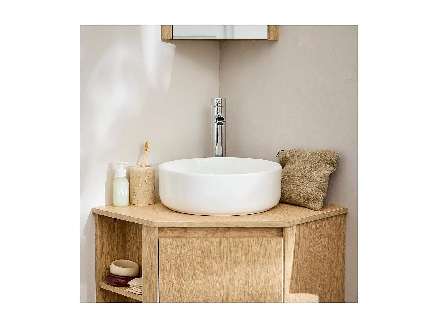 Vasque à poser ronde DIEGO 36x36cm