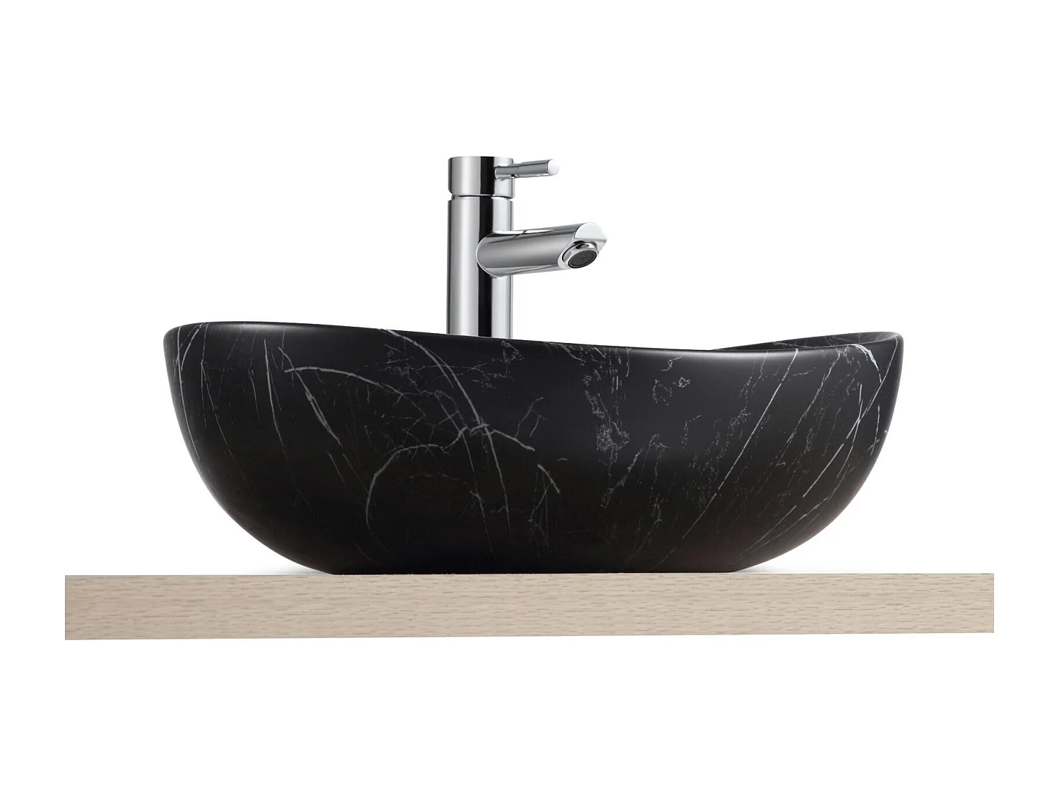 ANNA ovale keramische opzetwastafel 42x37cm