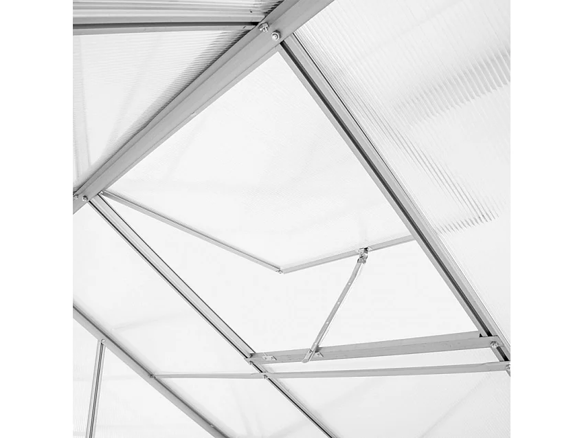 Serra da giardino alluminio porta-finestra 183x185x205 cm Nuvia185