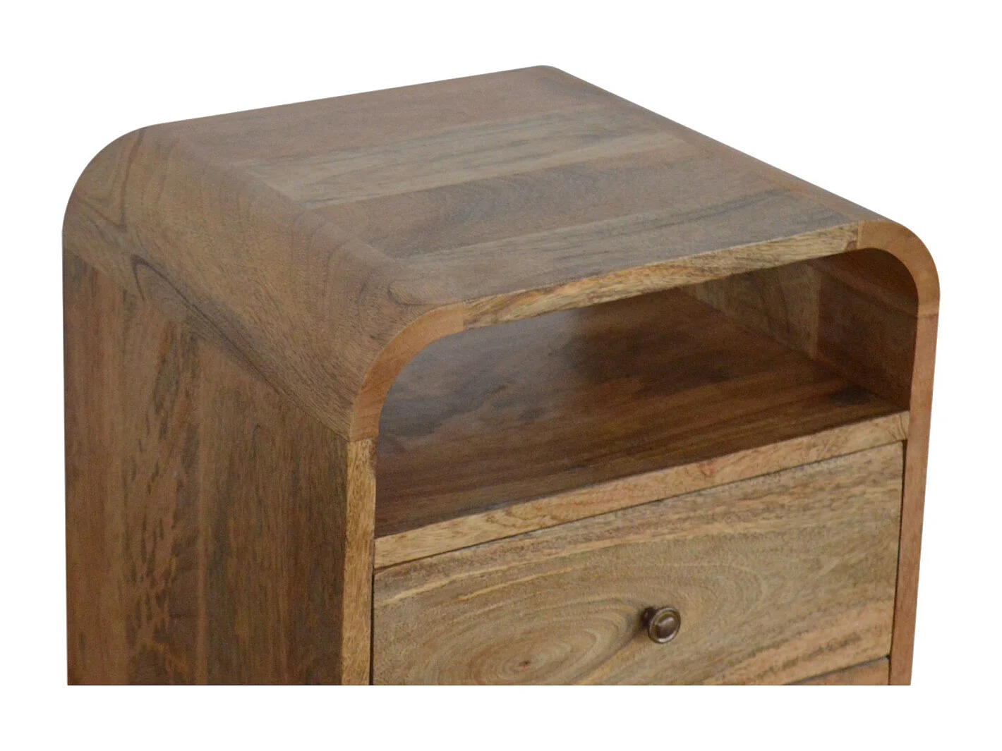 Artisan Furniture London Nachttisch mit 2 Schubladen aus Massivholz