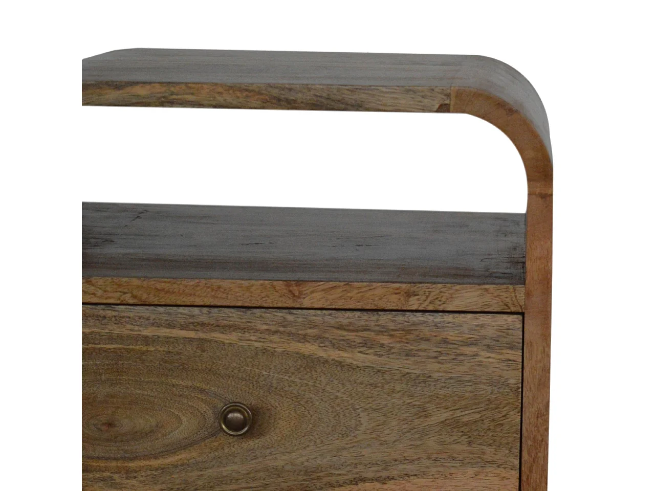 Artisan Furniture London Nachttisch mit 2 Schubladen aus Massivholz