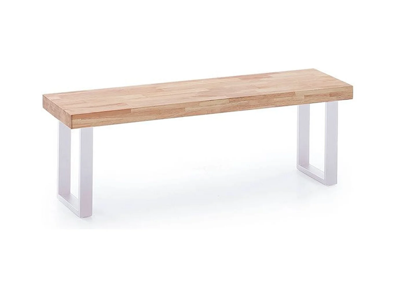 Banco asiento Loft roble Nordish blanco 47x120x34 cm Adec