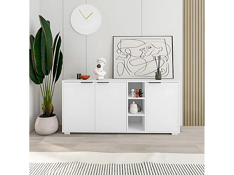 Buffet - 74X142X36 Blanc