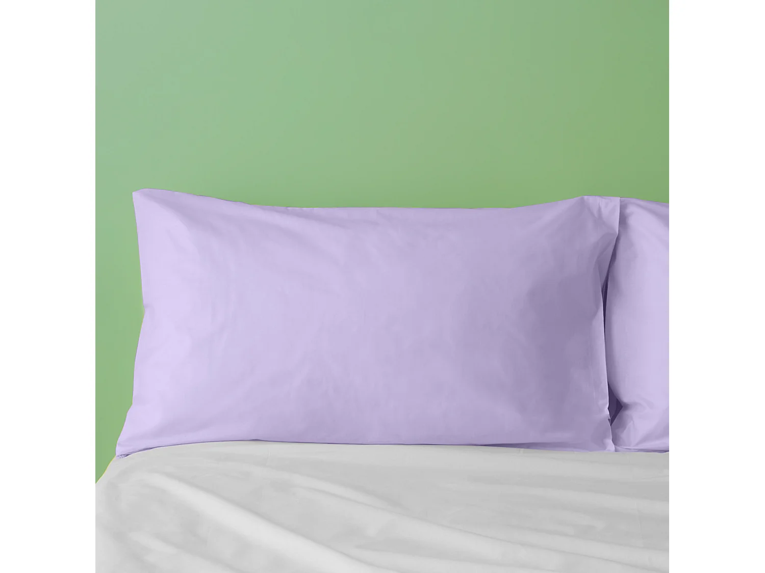 Federa in puro cotone tinta unita lilla (50x80cm)