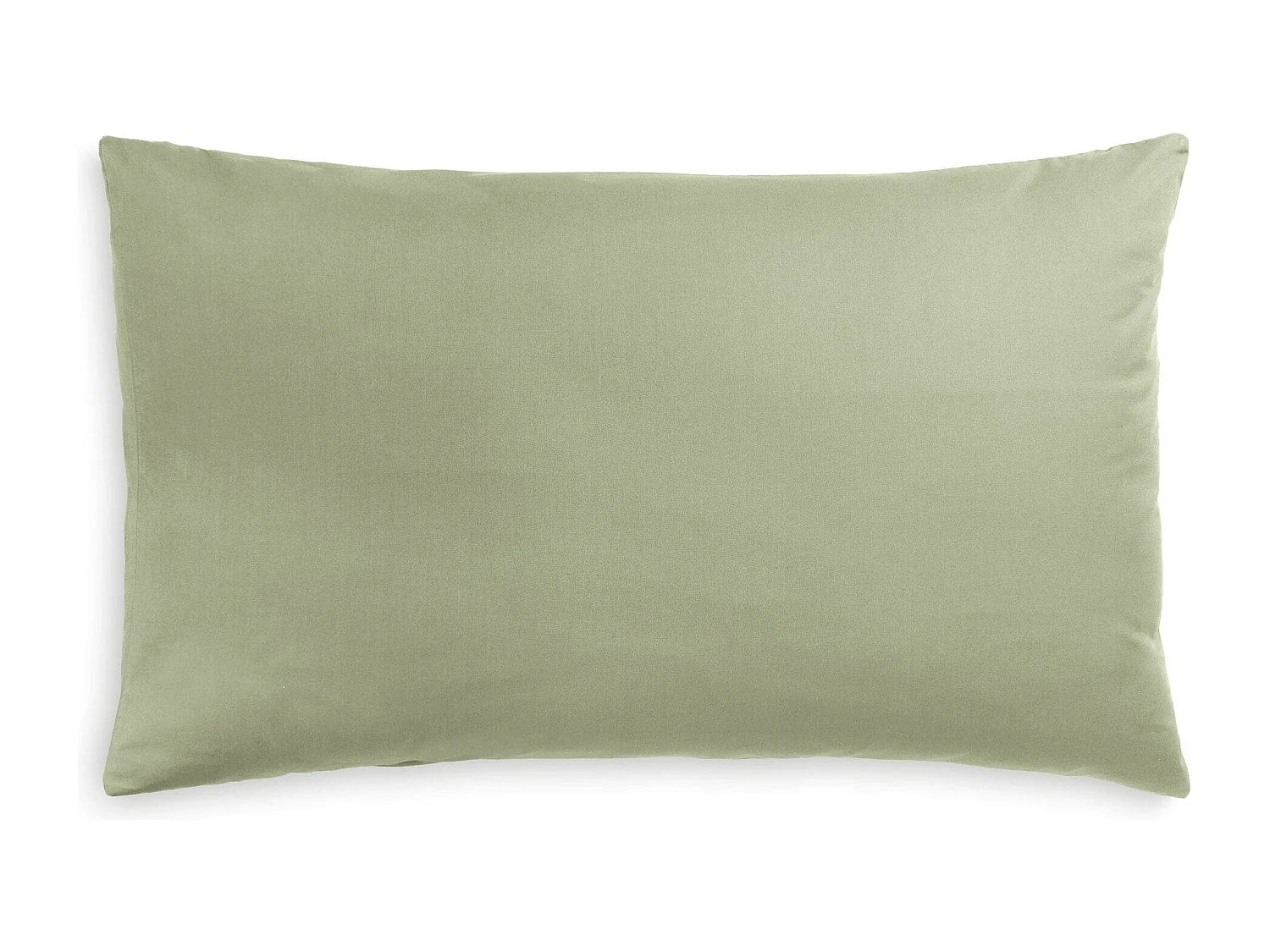 Federa in puro cotone tinta unita verde salvia (50x80cm)