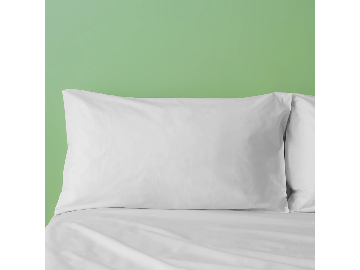 Federa in puro cotone tinta unita bianco (50x80cm)