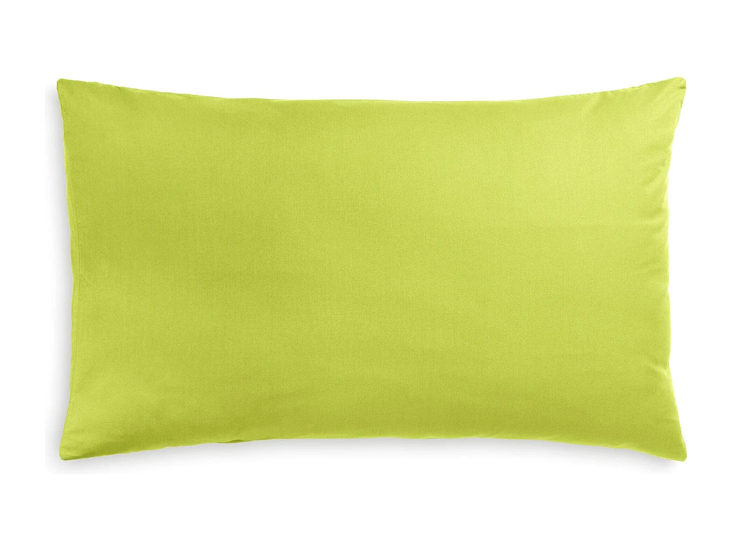 Federa in puro cotone tinta unita verde (50x80cm)