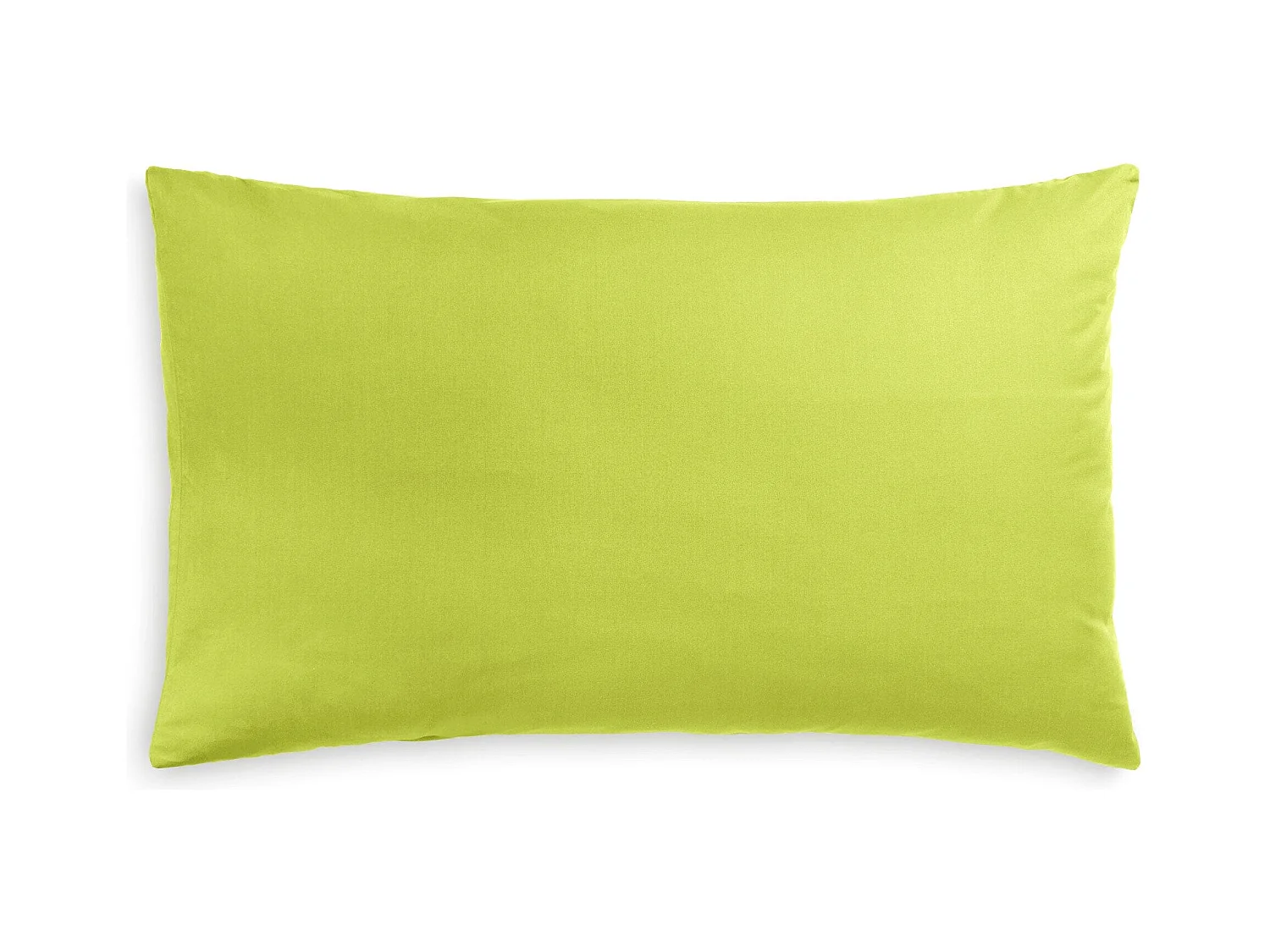 Federa in puro cotone tinta unita verde (50x80cm)