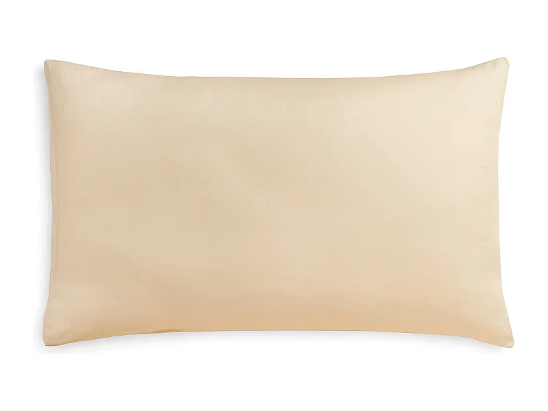 Federa in puro cotone tinta unita beige (50x80cm)