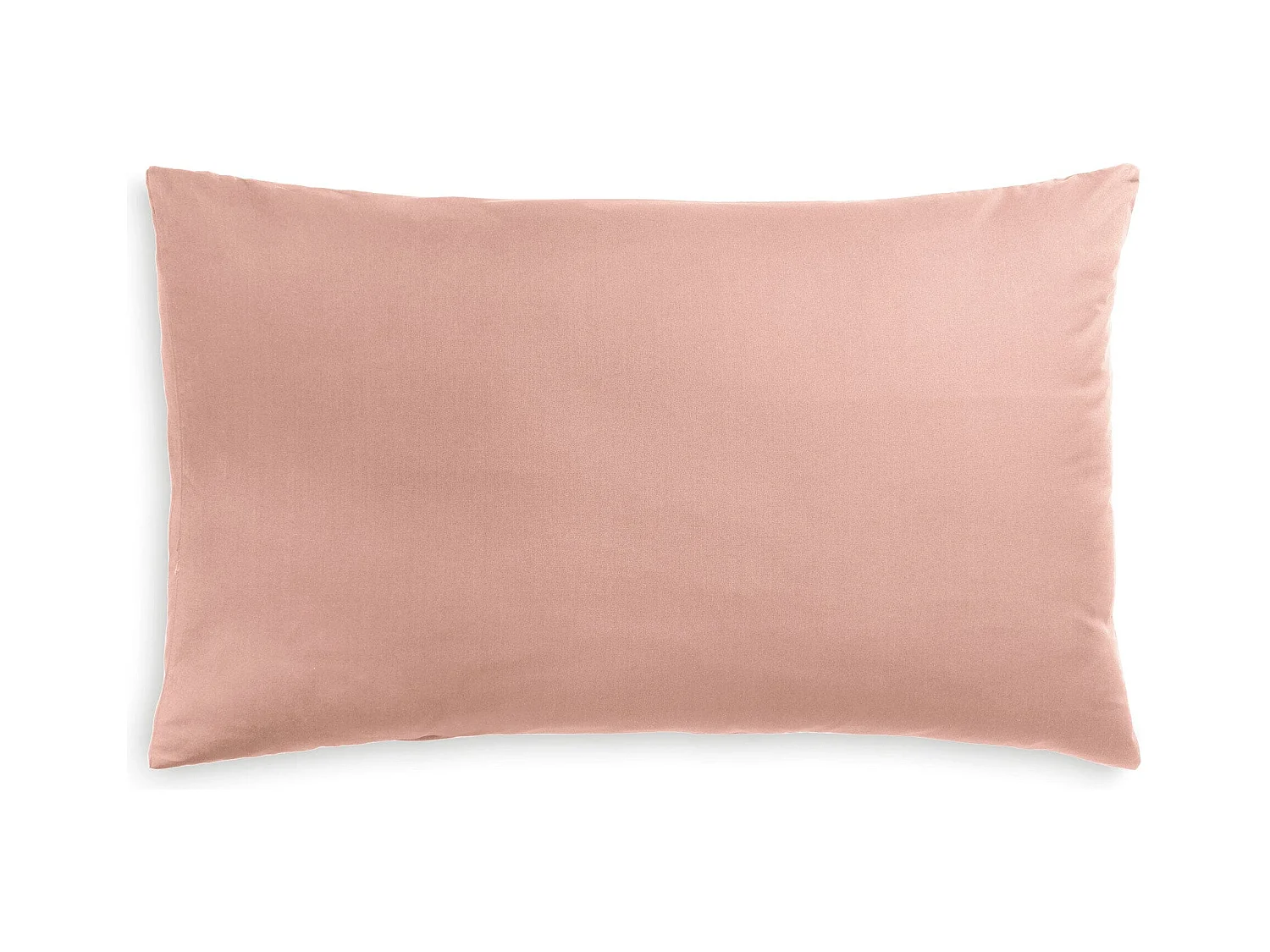 Federa in puro cotone tinta unita rosa (50x80cm)