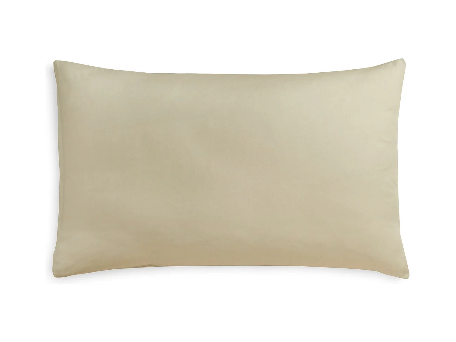 Federa in puro cotone tinta unita beige (50x80cm)