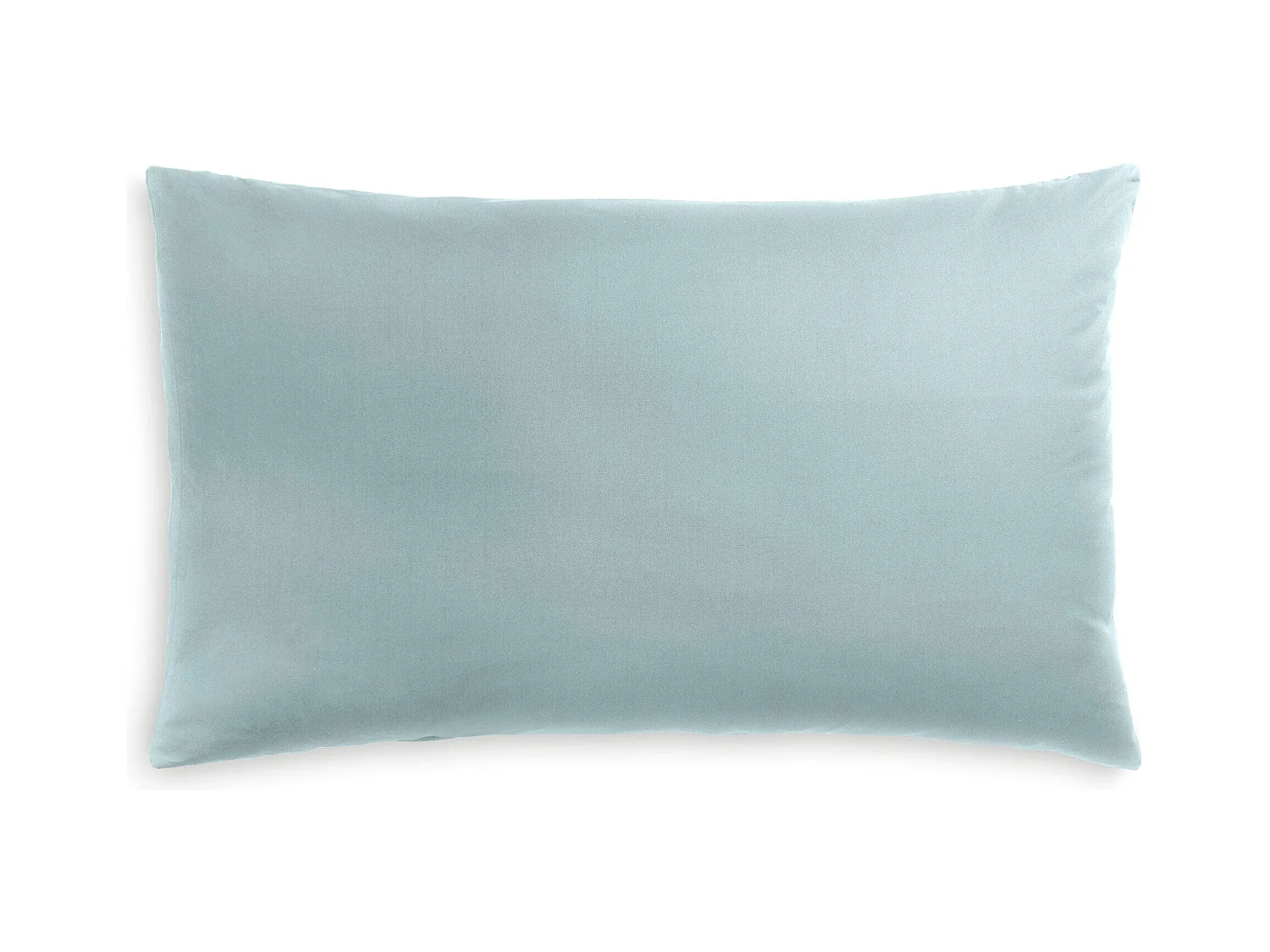 Federa in puro cotone tinta unita azzurro chiaro (50x80cm)