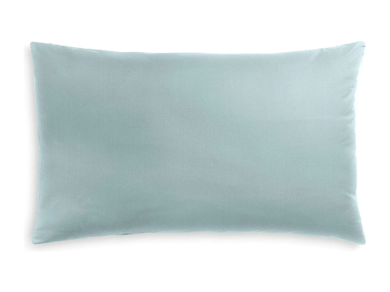 Federa in puro cotone tinta unita azzurro chiaro (50x80cm)