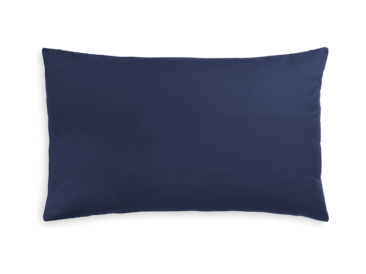 Federa in puro cotone tinta unita blu navy (50x80cm)