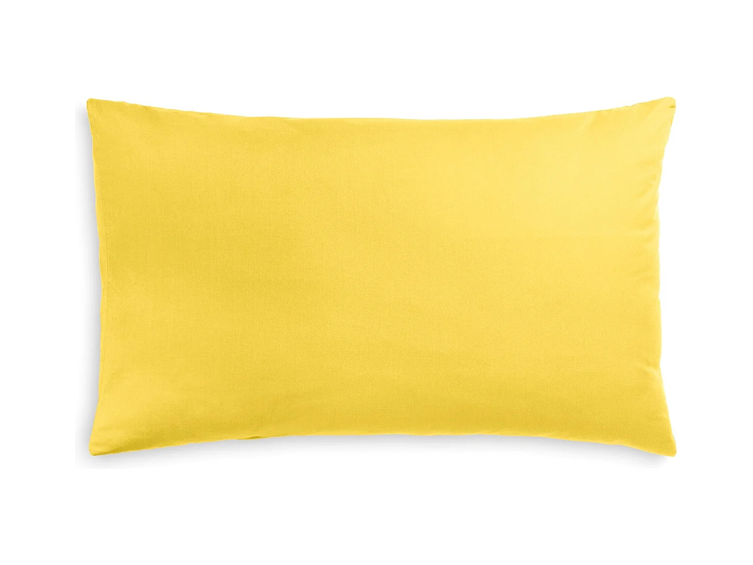 Federa in puro cotone tinta unita giallo (50x80cm)