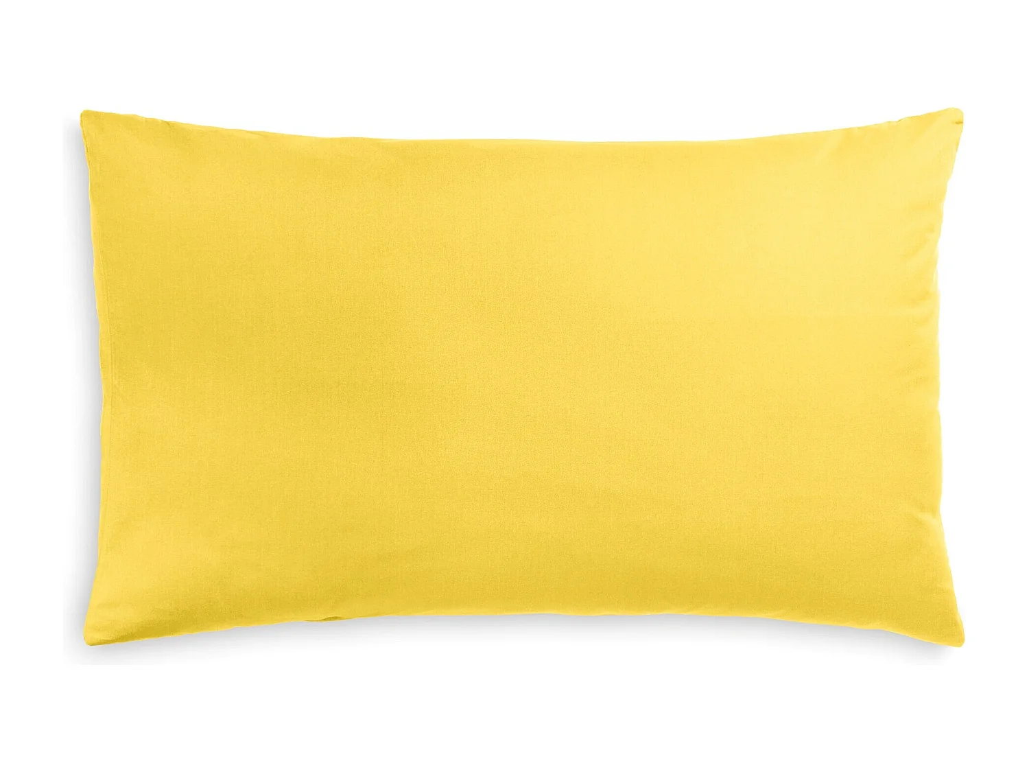 Federa in puro cotone tinta unita giallo (50x80cm)