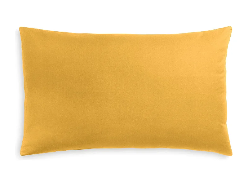 Federa in puro cotone tinta unita oro (50x80cm)