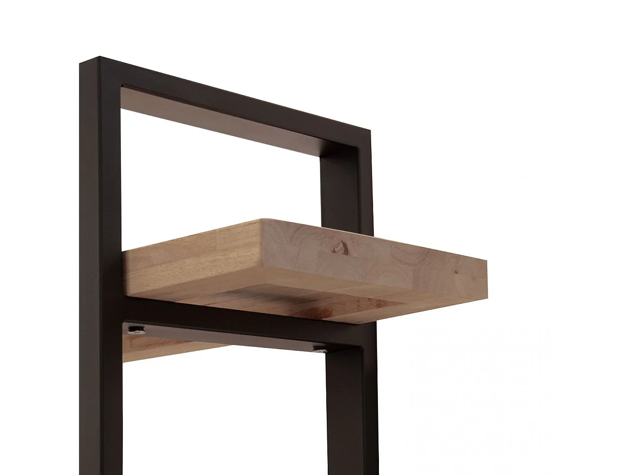 Estantería alta Plank roble American/negro 150x35x180 cm Adec