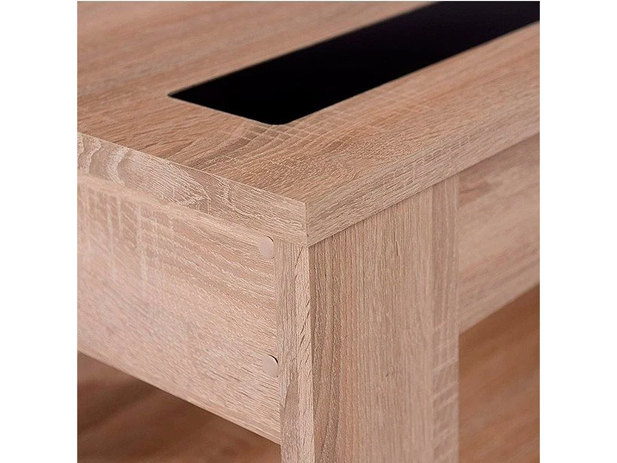 Mesa de centro elevable Águeda cambria 33,8-45,3x90x50 cm