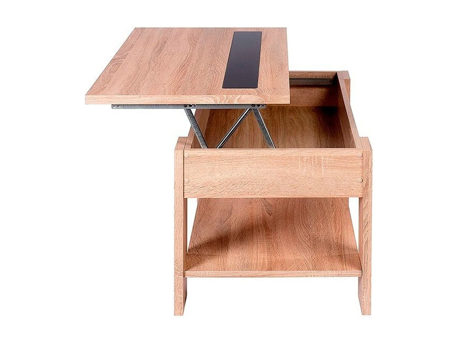 Mesa de centro elevable Águeda cambria 33,8-45,3x90x50 cm