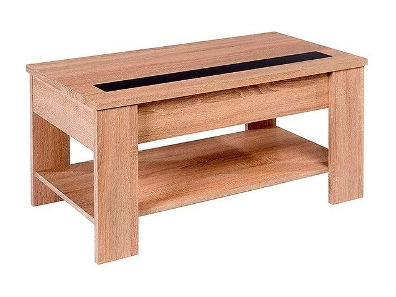 Mesa de centro elevable Águeda cambria 33,8-45,3x90x50 cm