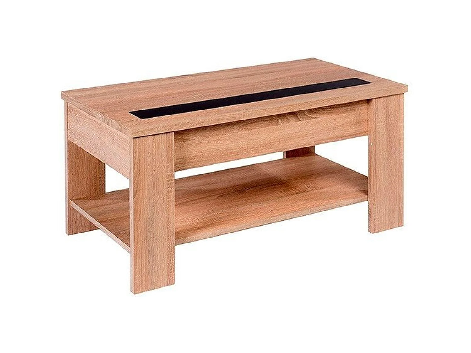 Mesa de centro elevable Águeda cambria 33,8-45,3x90x50 cm