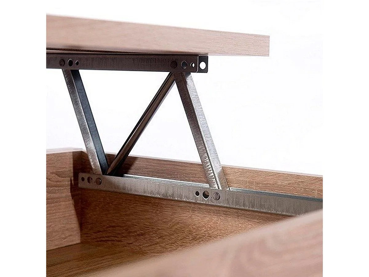 Mesa de centro elevable Águeda cambria 33,8-45,3x90x50 cm