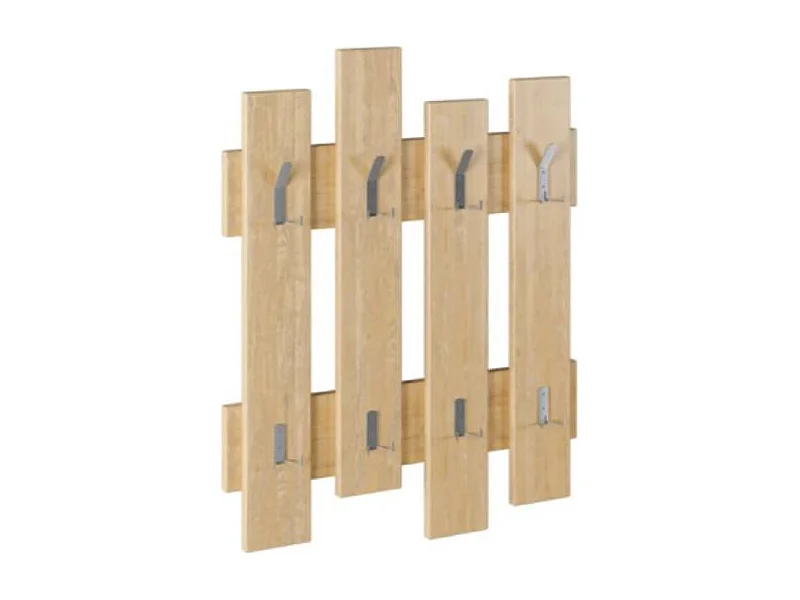 Perchero Pared 8 Ganchos - 81X64X4 Safir