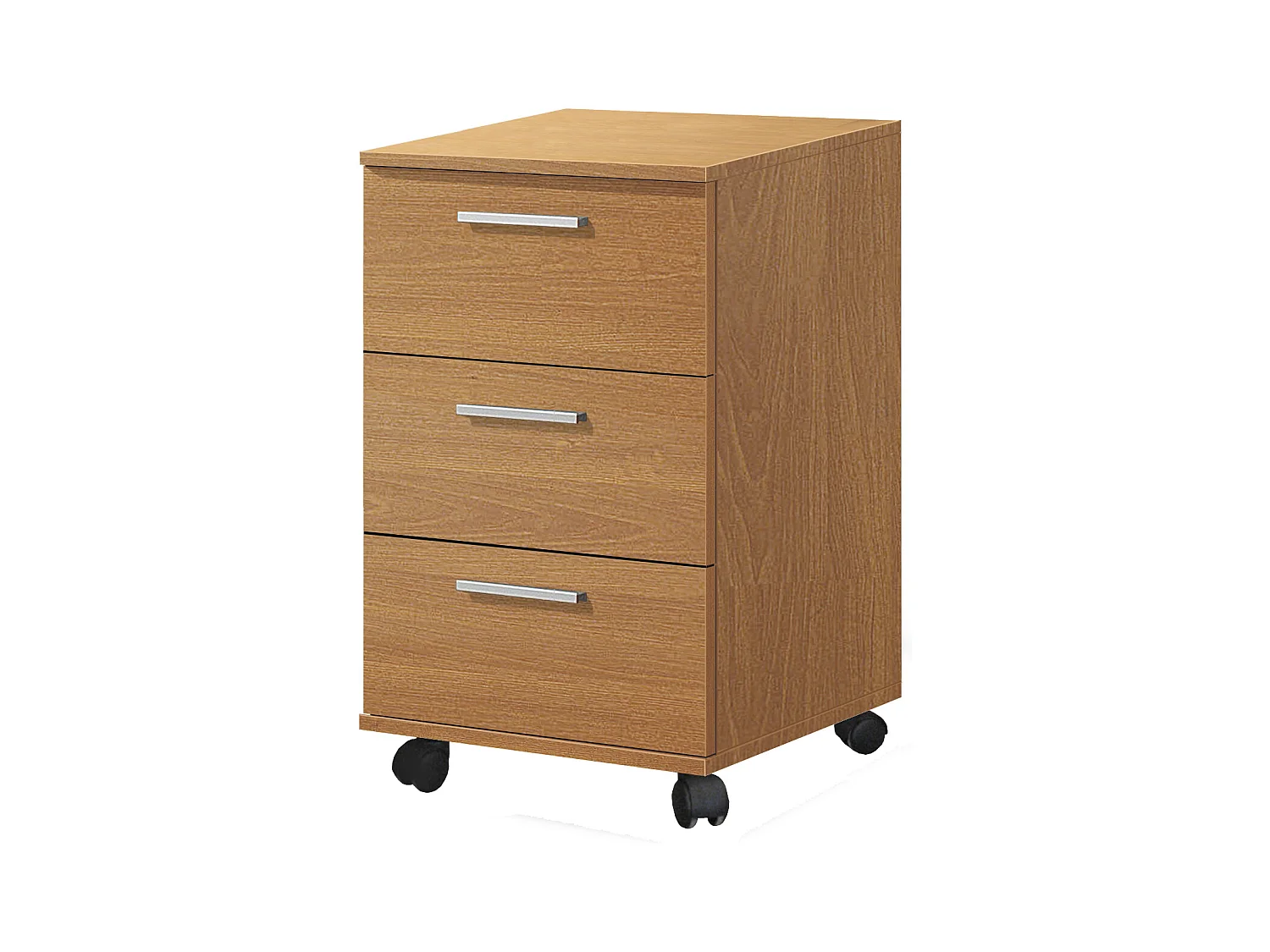 Commode 3 Tiroirs - 68x42x35 Cerise