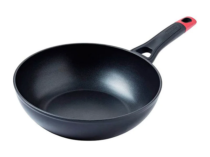 Wok - PYREX - 1455021 - En aluminium forgé - Antiadhésif - 28 cm - Sans PFAS