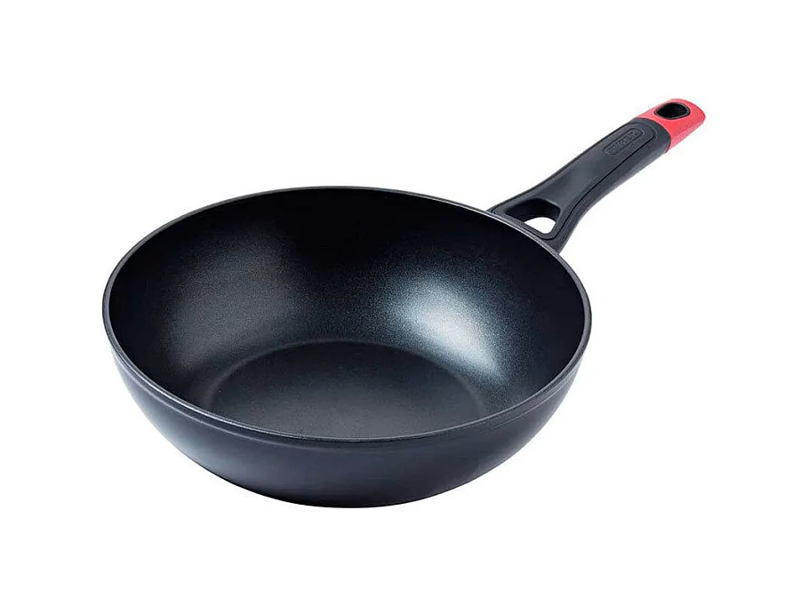 Wok - PYREX - 1455021 - En aluminium forgé - Antiadhésif - 28 cm - Sans PFAS