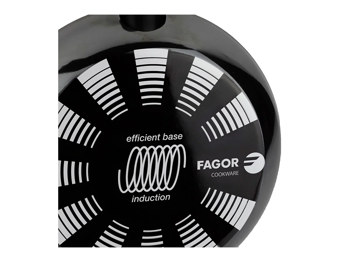 Sartén Indutherm Fagor acero Aisi 430 negro Ø20 cm