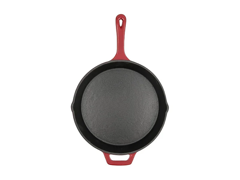 Sartén Fierro Bidasoa hierro esmaltado rojo/negro Ø26 cm