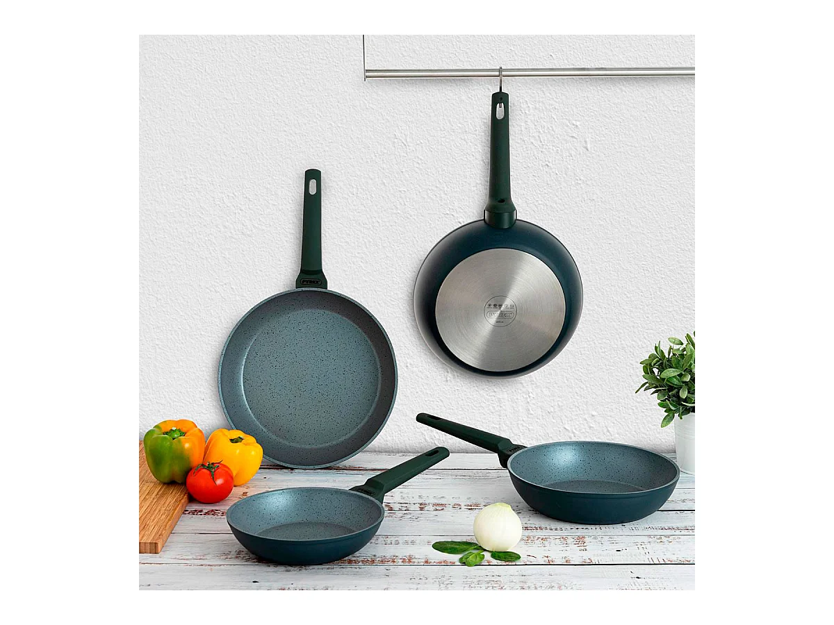 Sartén Geoh Pyrex aluminio forjado gris Ø24 cm