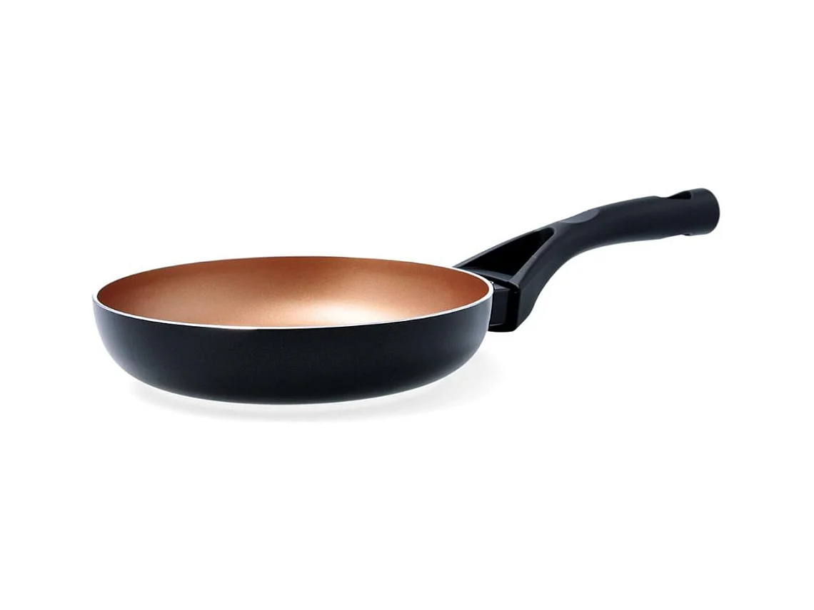 Sartén Action Pyrex aluminio prensado negro/cobre Ø28 cm