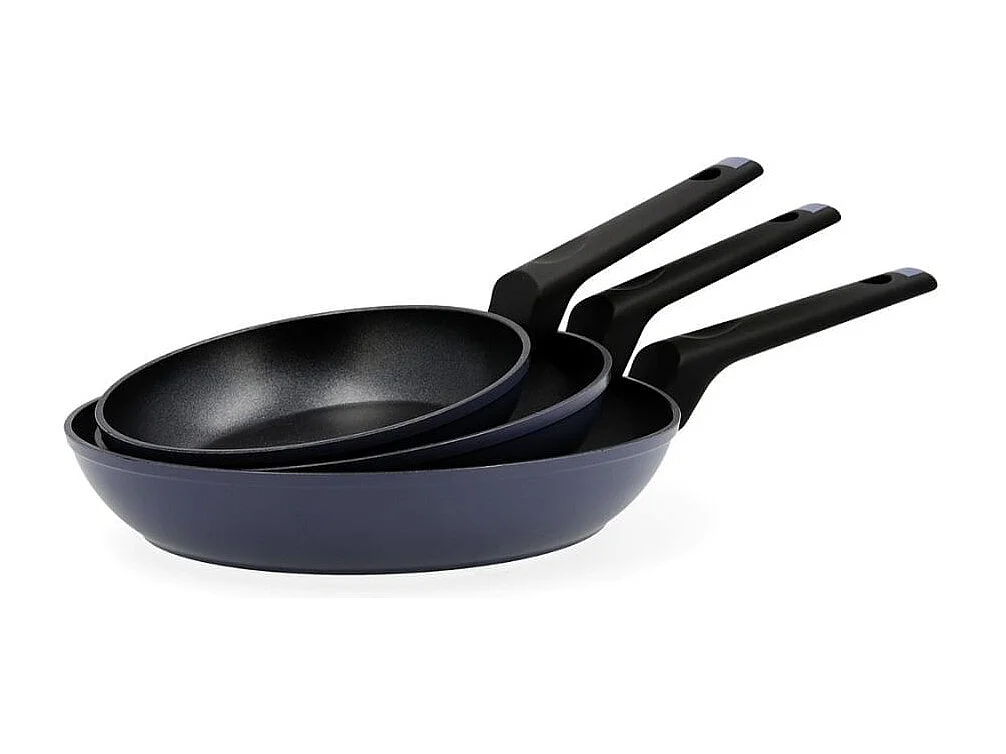 Set de 3 sartenes Horizonte Bidasoa aluminio forjado Ø18/Ø22/Ø26 cm